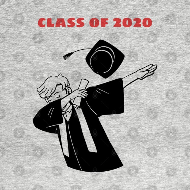 Class of 2020 Graduation Dabbing Boy by Printorzo